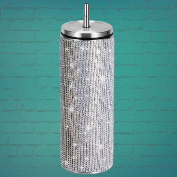 20oz Stainless Steel Bling Tumbler - Picture 1 of 1